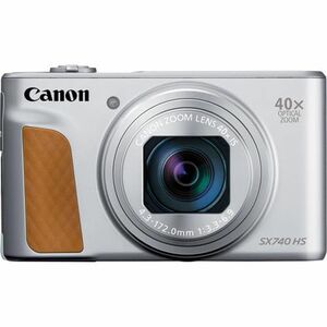 Canon コンパクトデジタルカメラ PowerShot SX740 HS シルバー 光学40倍ズーム/4K動画/Wi-Fi対応 PSSX7