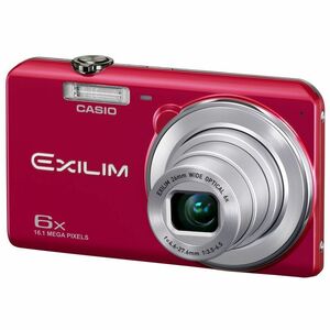 CASIO デジタルカメラ EXILIM 広角26mm 光学6倍ズーム EX-ZS29RD レッド