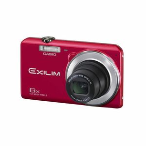 CASIO デジタルカメラ EXILIM EX-ZS28RD 広角26mm 光学6倍ズーム プレミアムオート 1610万画素 レッド