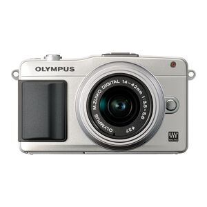 OLYMPUS ミラーレス一眼 PEN mini E-PM2 レンズキット シルバー E-PM2 LKIT SLV