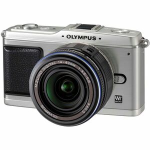 OLYMPUS ミラーレス一眼 E-P1 レンズキット シルバー E-P1 LKIT-SLV