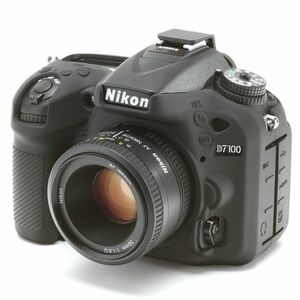 DISCOVERED イージーカバー Nikon D7100 用 液晶保護フィルム &スクリーンプロテクター付 ブラック D7100-BL