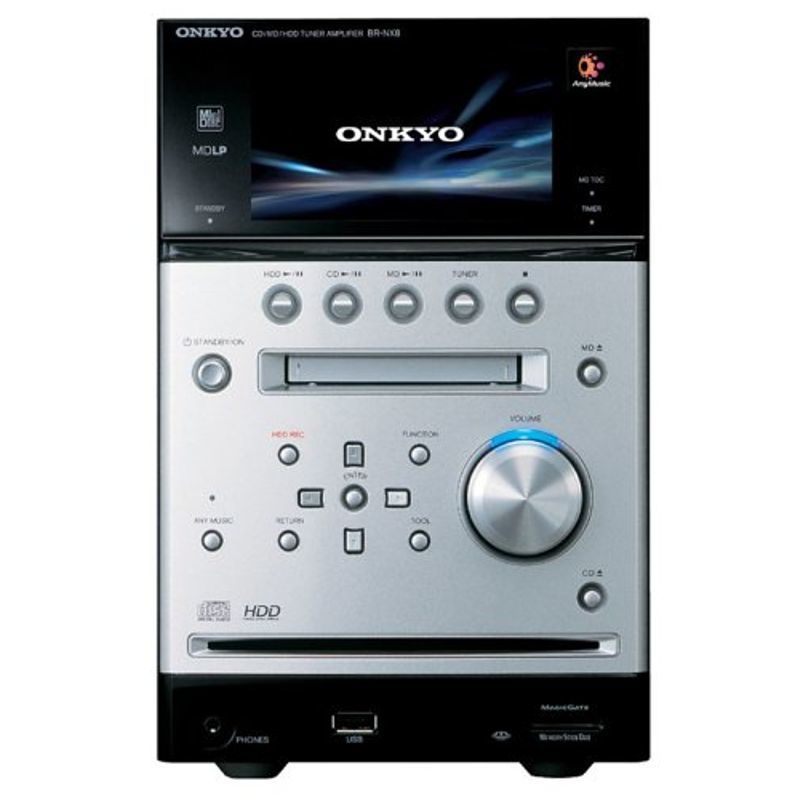 BR-NX8 ONKYO オンキョー CD MD HDD コンポ-