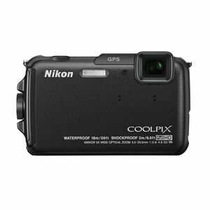 Nikon デジタルカメラ COOLPIX AW110 防水18m 耐衝撃2m カーボンブラック AW110BK