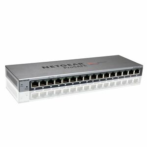 NETGEAR 卓上型コンパクト アンマネージプラス スイッチングハブ GS116E ギガビット 16ポート VLAN QoS IGMP 静