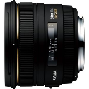 SIGMA 単焦点標準レンズ 50mm F1.4 EX DG HSM キヤノン用 フルサイズ対応