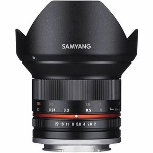 SAMYANG 単焦点広角レンズ 12mm F2.0 ブラック キヤノン EOS M用 APS-C用