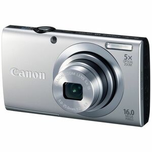 Canon デジタルカメラ PowerShot A2400IS シルバー 1600万画素 光学5倍ズーム PSA2400IS(SL)