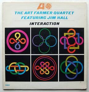 ◆ ART FARMER Quartet featuring JIM HALL / Interaction ◆ Atlantic 1412 (red/purple) ◆ V