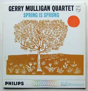 ◆ GERRY MULLIGAN Quartet / Spring Is Sprung ◆ Philips PHM200-077 (color:dg) ◆