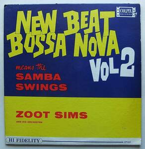 ◆ ZOOT SIMS / New Beat Bossa Nova Vol.2 ◆ Colpix CP 437 (promo,1A) ◆