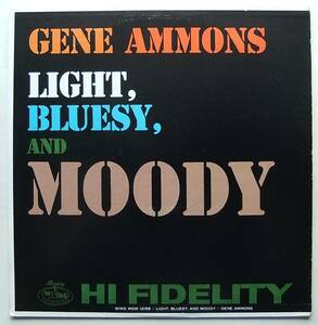 ◆ GENE AMMONS / Light, Bluesy, and Moody ◆ Mercury Wing MGW 12156 (blue:dg) ◆