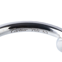 カルティエ ダイヤ リング アントルラセ #53 750WG 新品仕上げ済 Cartier【13632】_画像6