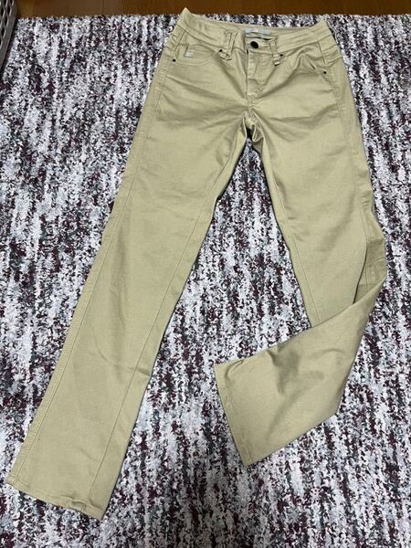 SOMETHING(サムシング)スーパーストレッチ レディースジーンズ ベージュ デニムパンツ SDN366 W26