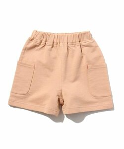 ラスト　新品　SHOO・LA・RUE/Kids　コットン裏毛ハーフパンツ　ベビーピンク(071)　13(130cm)　定価1098円