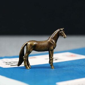 ミニ 可愛い 馬の置物 古美色 伝統 工芸品 インテリア オブジェ 縁起物 小 馬 置物 ミニチュア 動物の置物 彫像 ・・・
