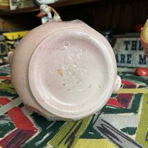 希少品！50'sアメリカアンティーク 金×ピンク色陶器製ピッチャー　USAヴィンテージ食器/西海岸60'sミッドセンチュリー家具カントリー_画像5