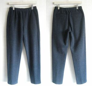 定価30,240円 美品 evam eva エヴァムエヴァ press wool pants men's プレスウール パンツ charcoal