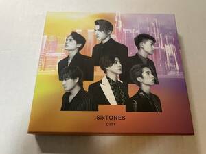 CITY 初回盤B Blu-ray付　CD　SixTONES 　H95-09.　中古