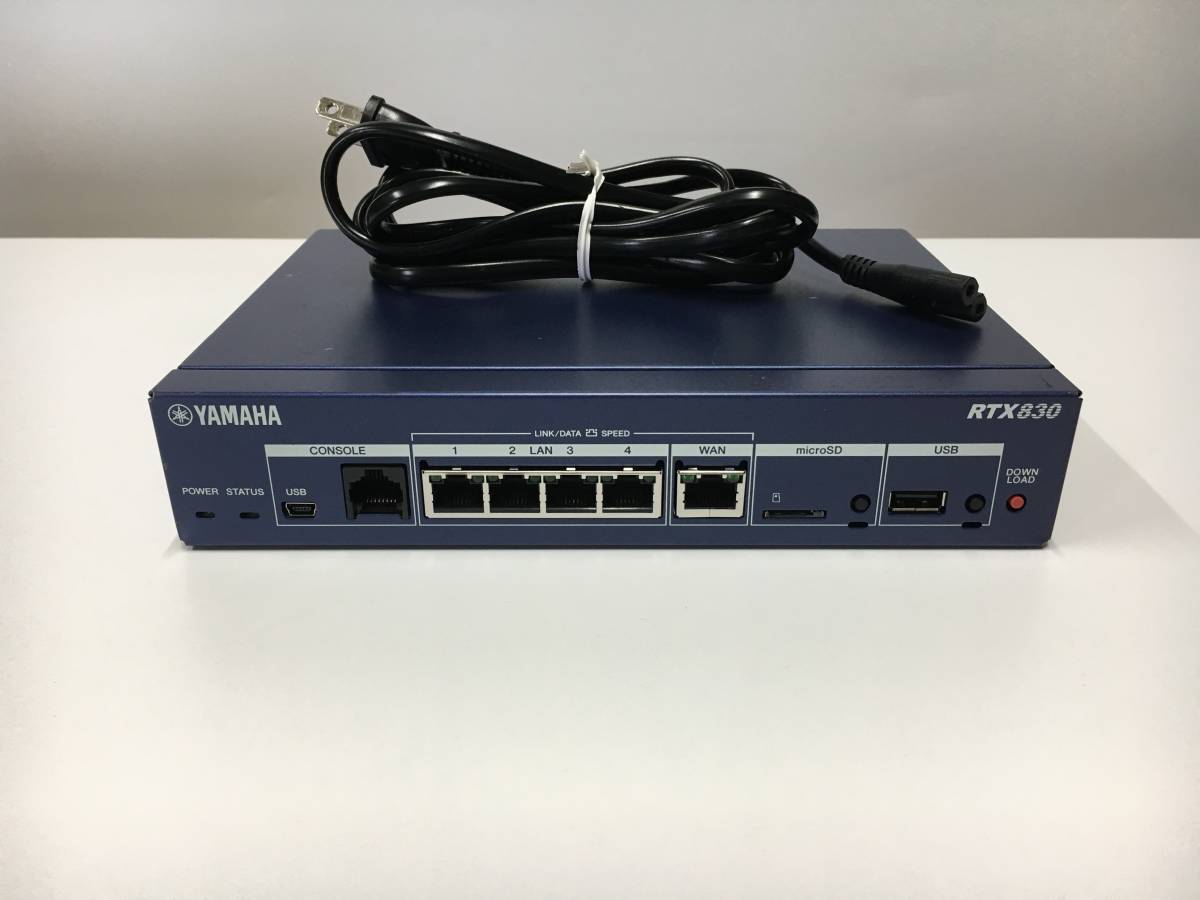 ヤフオク! -「ヤマハ ギガアクセスvpnルーターrtx830」の落札相場