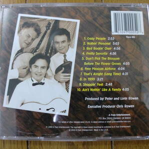 【CD】THE ROWAN BROTHERS / CRAZY PEOPLE 2002 A-Train Entertainment There 005 PETER & LORIN & CHRIS ROWANの画像3