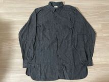 1円スタート WAREHOUSE ウエアハウス CHAMBRAY SHIRTS シャンブレーシャツ チンストラップ vintage ヴィンテージ アメカジ 長袖シャツ_画像1