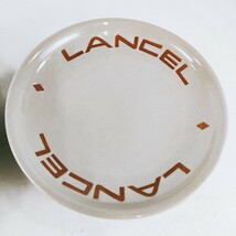 【美品】★高級感 LANCEL ランセル 中皿 2枚 丸皿 食器 和食器 盛り皿 取り皿 ブラウン系 ヴィンテージ レトロ 小鉢 丸型 陶器 洋食器 A-2_画像3