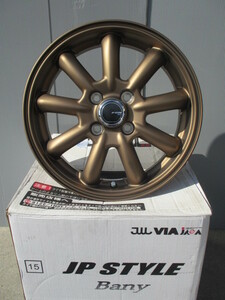 新品ホイール4本■15×4.5J+45 100-4H (マットブロンズ)■軽自動車N-BOXハスラーワゴンRムーヴデイズアルトラパンタントウェイクスペーシア