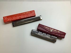 ハーモニカHARMONICA TOMBO BANDCHROMATICトンボ トンボハーモニカ S-50 30TONES 2点