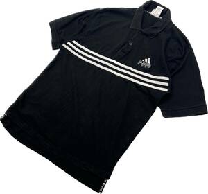 90 -е ☆ Adidas Golf -Slying Golf Golf с коротким рубашкой Polo Black L