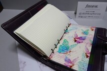  Filofax ファイロファクス 　システム手帳　ホルボーン　パープル　レザー_画像4