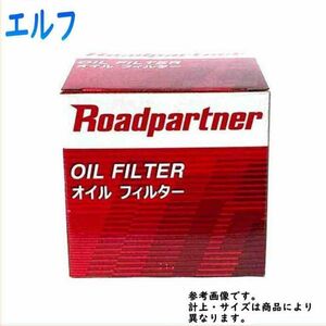 オイルフィルター いすず エルフ 型式NHR69EA用 1P23-14-302B ロードパートナー エンジンオイルエレメント Roadpartner カーパーツ