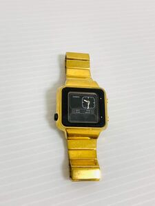 CASIO カシオ FUTURISTフューチャリスト クォーツ腕時計 LAQ-2000G 動作確認済み 固定送料価格1500