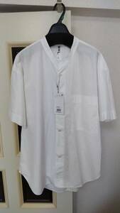 MHL COMPACT COTTON POPLIN カラーレスシャツ　Mサイズ　 