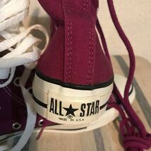 新品未使用コンバース★ALL STAR★made in USAオールスターconverseデッドストックGRAPE_画像5