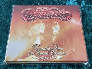 ★HEART★CD+DVD★FANATIC LIVE FROM CAESARS COLOSSEUM★DELUXE EDITION★デジパック仕様/ハート/デラックス・エディション/ライヴ/ライブ