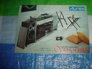  Showa era 50 year 9 month Aurex Opus series catalog 
