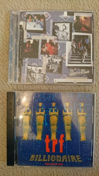 送料無料★2点セット【trf・BOY MEETS GIRL】BILLIONAIRE★Brand New Tomorrow~CDアルバム~小室哲哉
