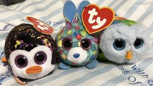 マクドナルド ty ティーニータイズ ウサギ ペンギン フクロウ ハッピーセット ぬいぐるみ