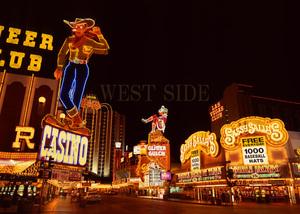  America las Vegas Downtown scenery photograph frame none A4