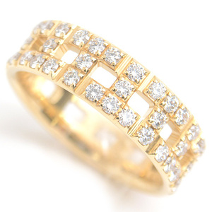 Tiffany &amp; Co. Ring Женское кольцо T-True Wide Full Diamond Кольцо 5,5 мм Ширина D0,86ct No 10 Желтое золото TIFFANY 750YG Б/у