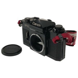 【完動美品】Canon 旧 F-1 後期 キャノン プロ用 高級MF一眼レフ フィルムカメラ F1改 F-1N アイレベル ブラックボディ 人気機種 C3734