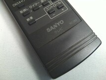 SANYO サンヨー RC-282 テレビ ／ビデオ　リモコン ★ 動作品_画像5