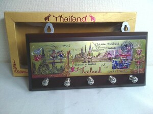 Thailand　タイ　記念品　キーホルダー　　横縦厚み　約　20cmX10cmX2㎝