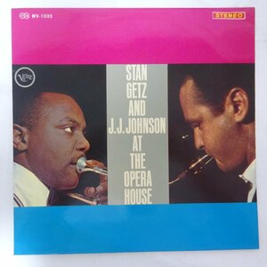 10012553;【国内盤/ペラジャケ/Verve】Stan Getz And J.J. Johnson / At The Opera House / スタン・ゲッツ