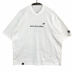 MASTER BUNNY EDITION マスターバニーエディション 半袖Ｔシャツ 6 ホワイト メンズ ゴルフウェア 2309‐NP‐7781‐Ｇ08