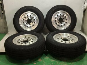 8分山 トーヨー PROXES CF2SUV 2020年 215/70R15 98H メーカー不明アルミ 15x6J +25 6H 139.7 ハブ径102ｍｍ 4本 ノーマルタイヤ