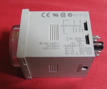 OMRON ソリッドステート・タイマ【H3CR-A8】AC100-240V DC100-125V_画像3