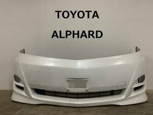 【3-03】TOYOTA　ALPHARD　ANH10W/ANH15W/MNH10W/MNH15W アルファード AS/MS後期 純正 フロントバンパー 52119-58150