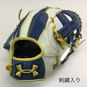 中古品 アンダーアーマー UNDER ARMOUR 軟式 内野手用グローブ 刺繍有り 7186